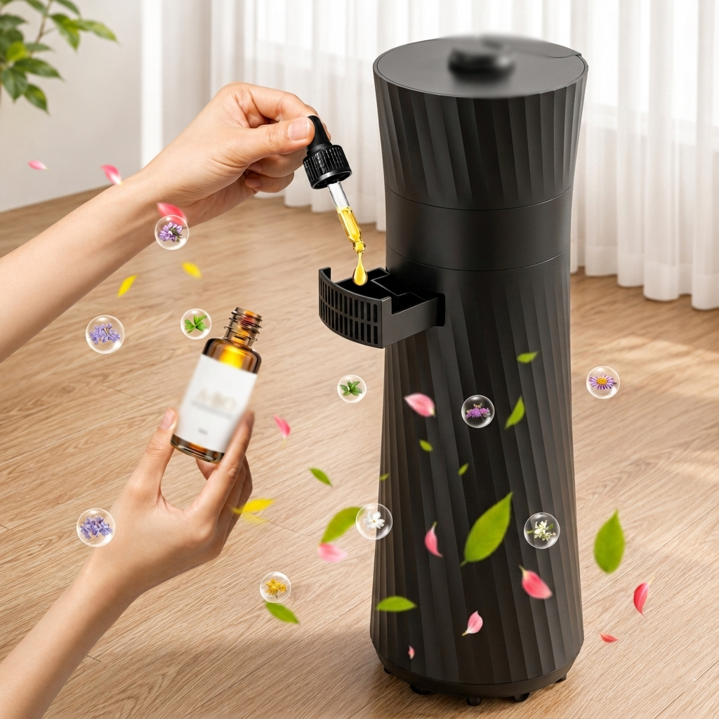 17L Humidifiers for Bedroom Large Room – Ultra Quiet (35dB), 56H Runtime, Smart App & Remote, Auto Humidistat, Top Fill Cool Mist Humidifier, Aroma Diffuser, Auto Shut-Off – Whole House